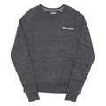 CHAMPION Mens Grey Crew Neck M Cotton Blend Pullover Sweatshirt Casual