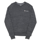 CHAMPION Mens Grey Crew Neck M Cotton Blend Pullover Sweatshirt Casual