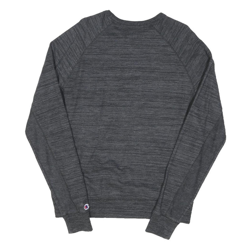 CHAMPION Mens Grey Crew Neck M Cotton Blend Pullover Sweatshirt Casual