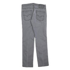 LEVI'S 511 Slim Mens Jeans Grey Slim Denim Medium W30 L32 Stylish Zip Closure