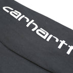 CARHARTT Mens Black Long Sleeve Crew Neck Cotton T-Shirt S Logo Print