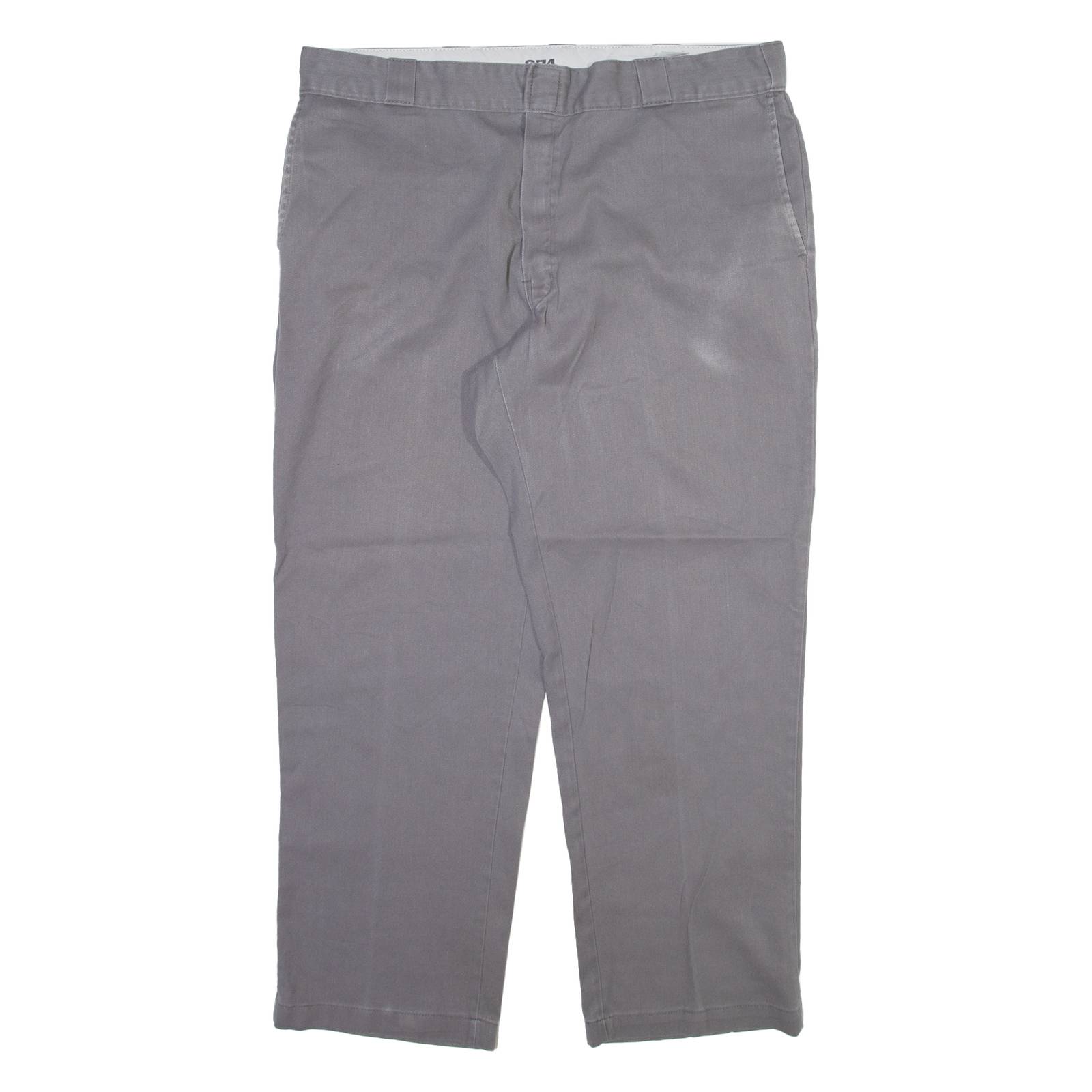 DICKIES 874 Workwear Mens Trousers Grey Regular Straight W40 L30