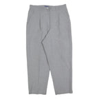 BIAGGINI Womens Polyester Blend Grey Regular Fit Straight Trousers W30 L25 Smart