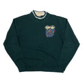 TOP STITCH Womens Sweatshirt Green High Neck M