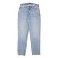 LEE Womens Jeans Blue Slim Straight Denim Medium W27 L29 Light Wash Zip Closure