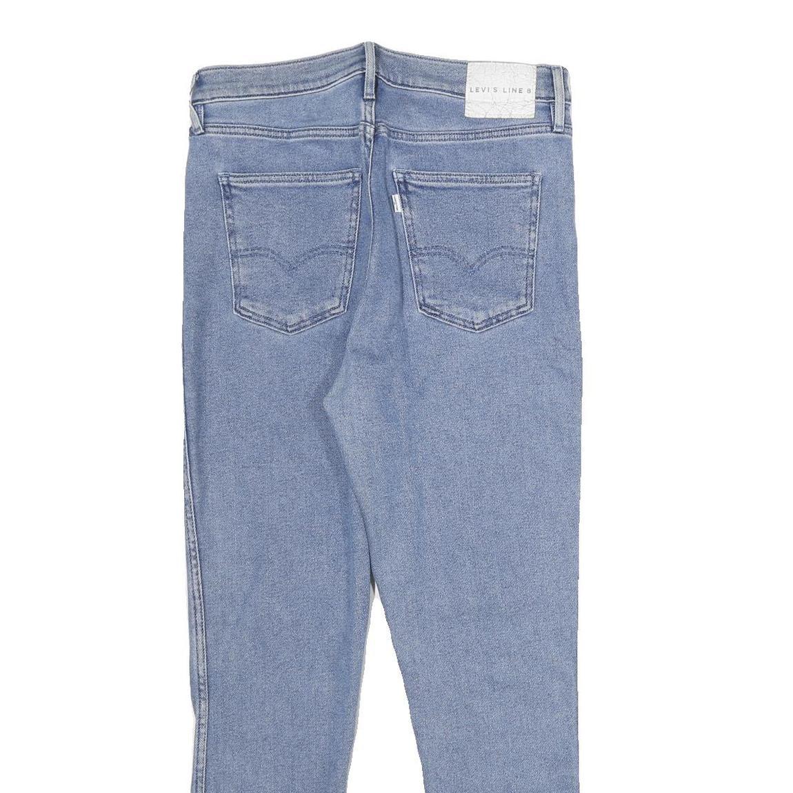 LEVI'S Line 8 Womens Jeans Blue Slim Skinny Denim Light W31 L30 Stretch