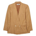 MARELLA Mens Beige Cotton Blend Classic Jacket S Button Plain Stylish