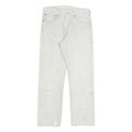 LEVI'S 501XX Mens Jeans White Regular Straight Denim W29 L29 Classic Button
