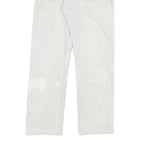 LEVI'S 501XX Mens Jeans White Regular Straight Denim W29 L29 Classic Button