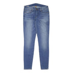 TRUE RELIGION Womens Slim Blue Denim Light Wash Jeans W30 L30 Slim Fit Zip