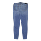 TRUE RELIGION Womens Slim Blue Denim Light Wash Jeans W30 L30 Slim Fit Zip