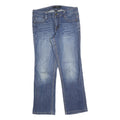 CALVIN KLEIN JEANS Womens Regular Straight Denim Medium W32 L30 Bootcut Cotton