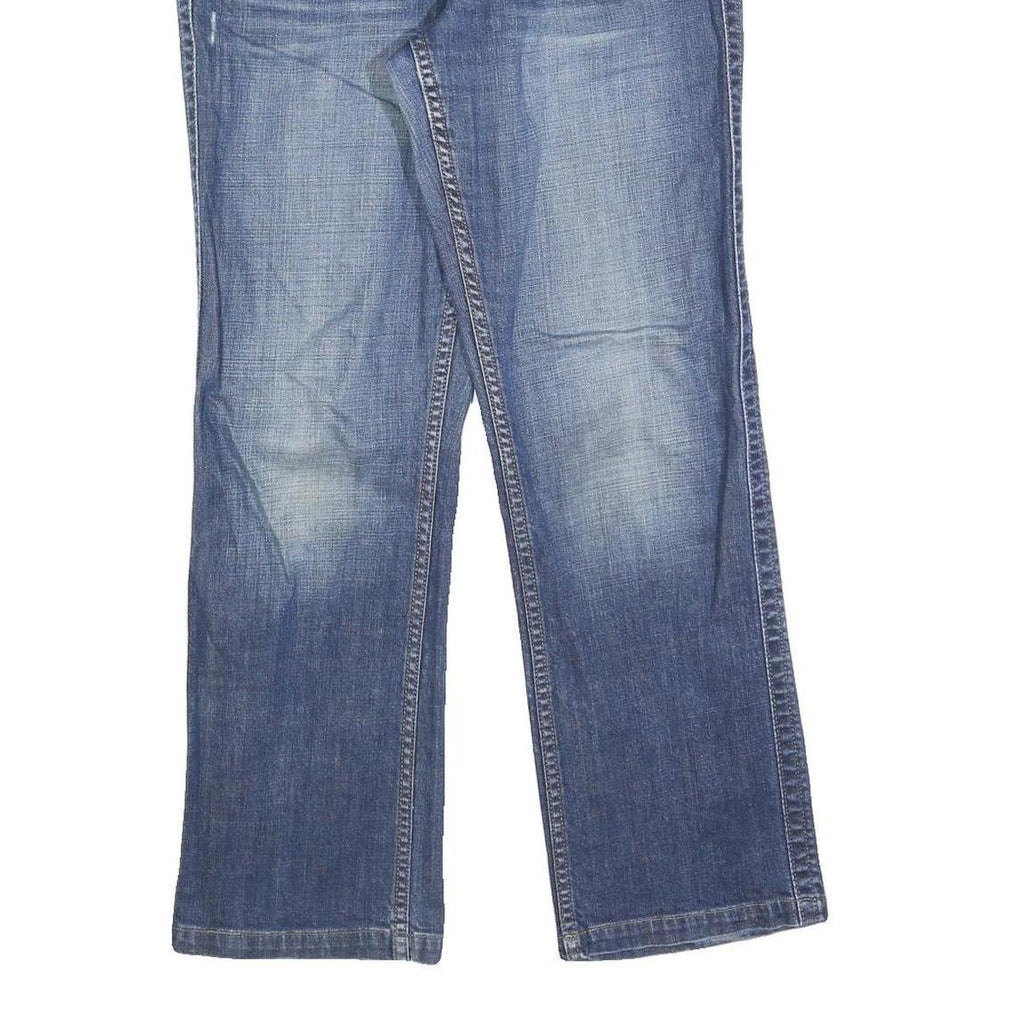 CALVIN KLEIN JEANS Womens Regular Straight Denim Medium W32 L30 Bootcut Cotton