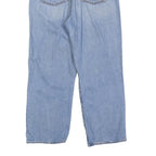 LEVI'S Womens Blue Relaxed Straight Denim Light W31 L27 Button Closure Jeans