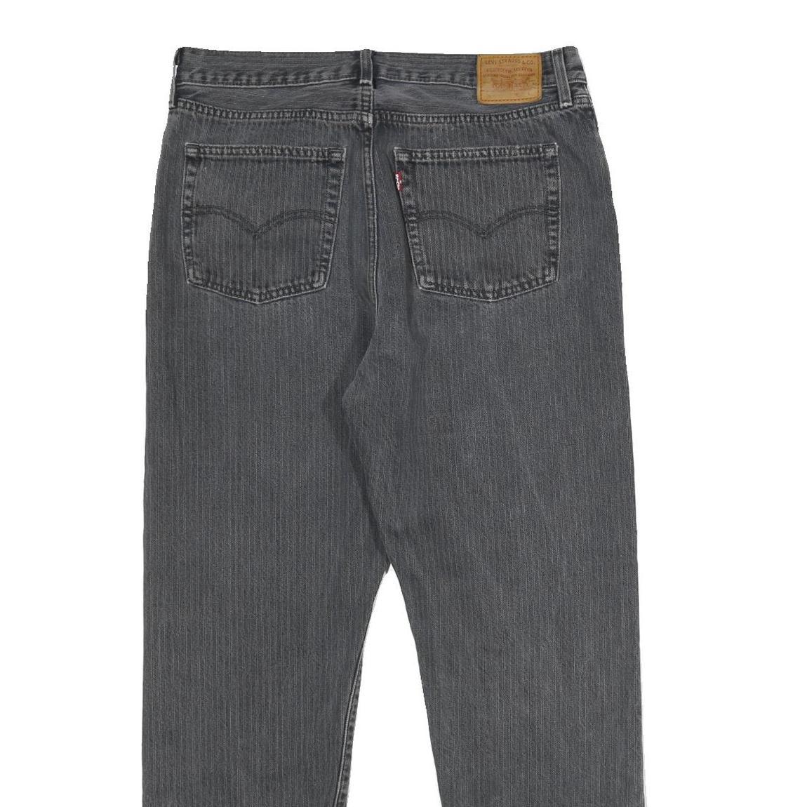 LEVI'S 501 '81 Mens Jeans Black Classic Straight Denim Medium W31 L29 Button