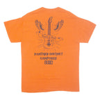 GILDAN Panther District Camporee 2019 Mens T-Shirt Orange M