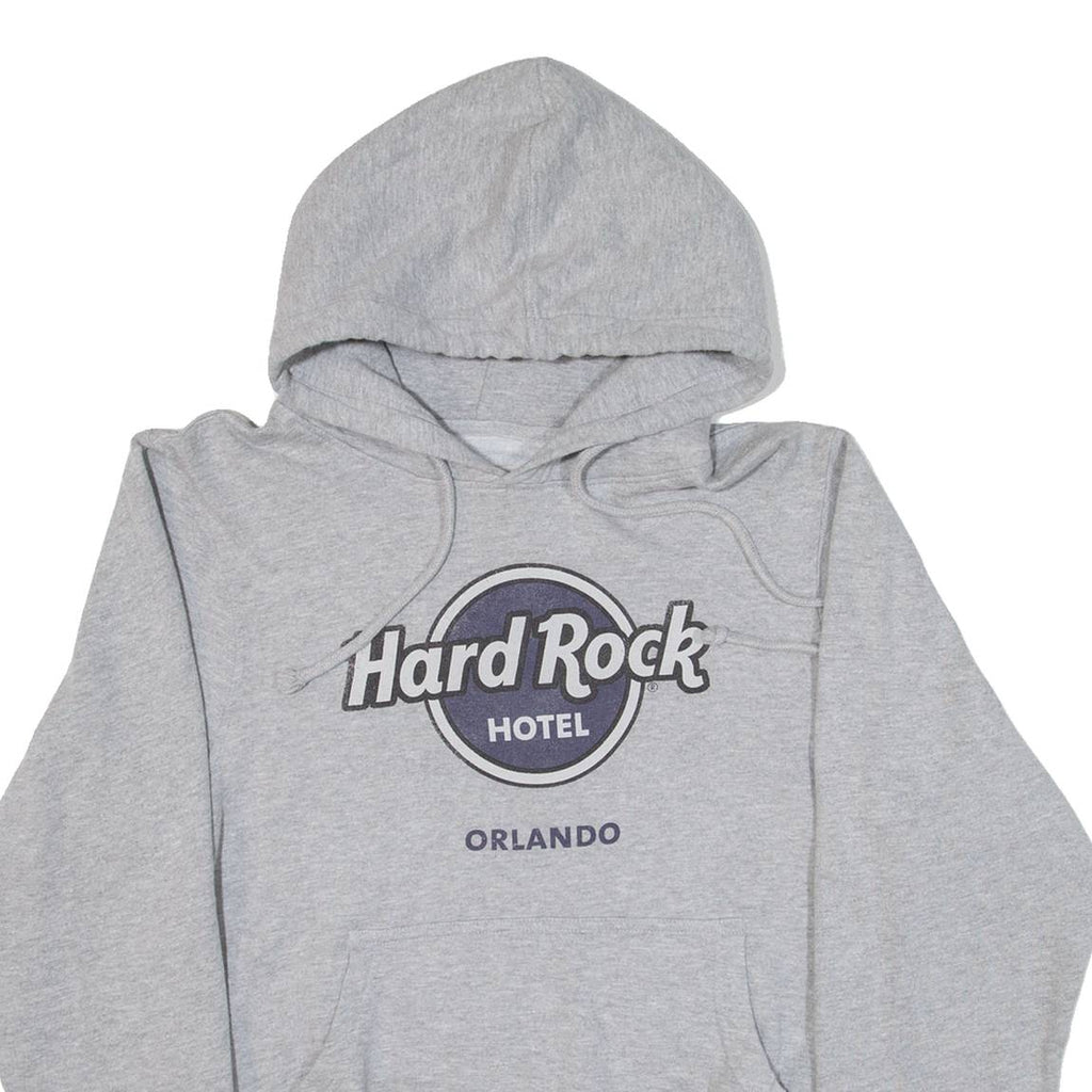 HARD ROCK CAFE Orlando Womens Grey Hoodie USA M