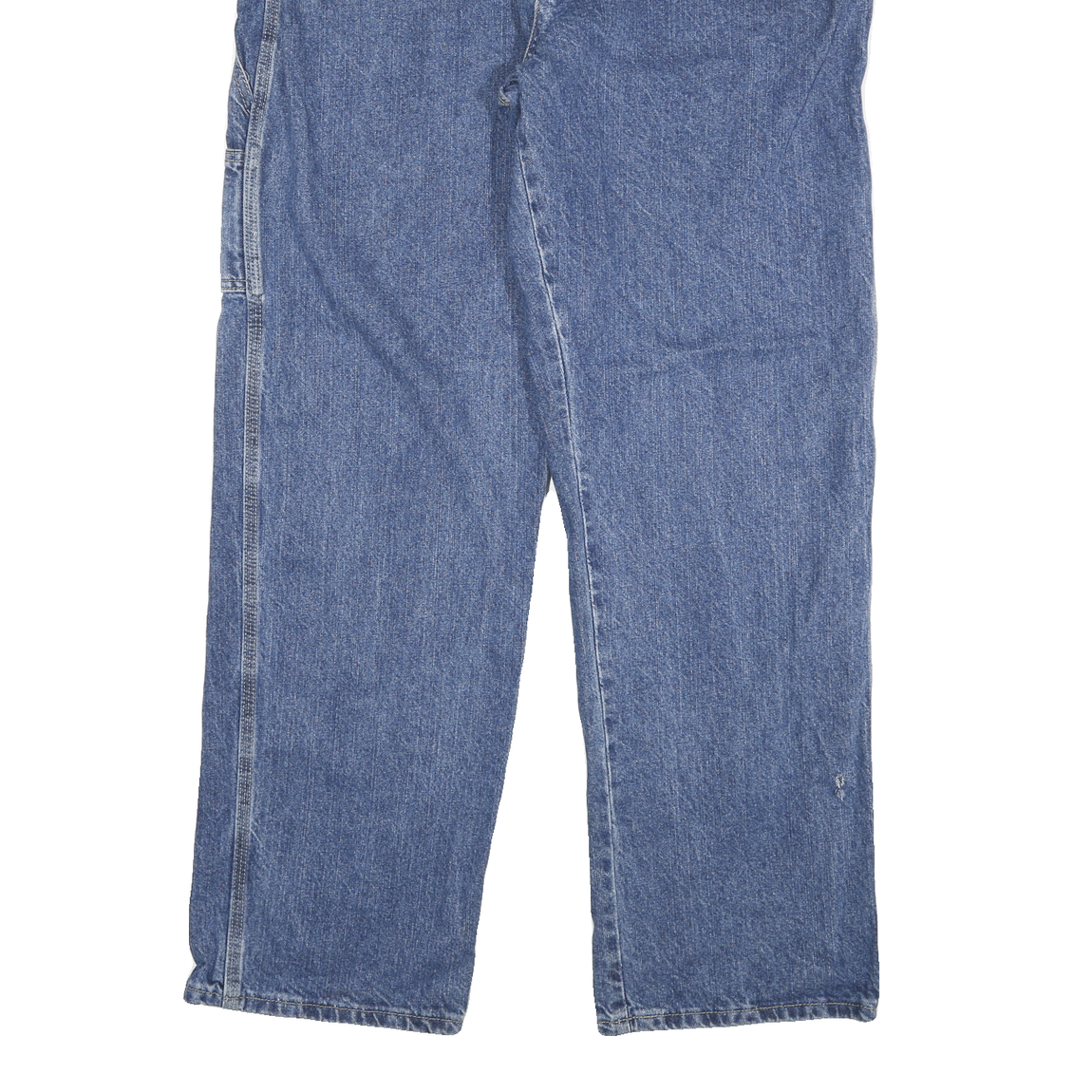 DICKIES Mens Relaxed Blue Jeans Denim W40 L32 Workwear Zip Closure