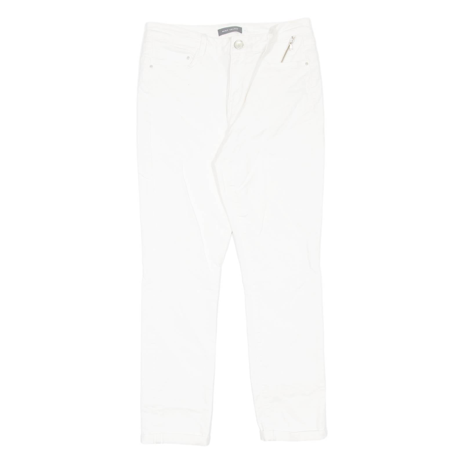 MINT VELVET Womens Jeans White Slim Skinny W29 L26
