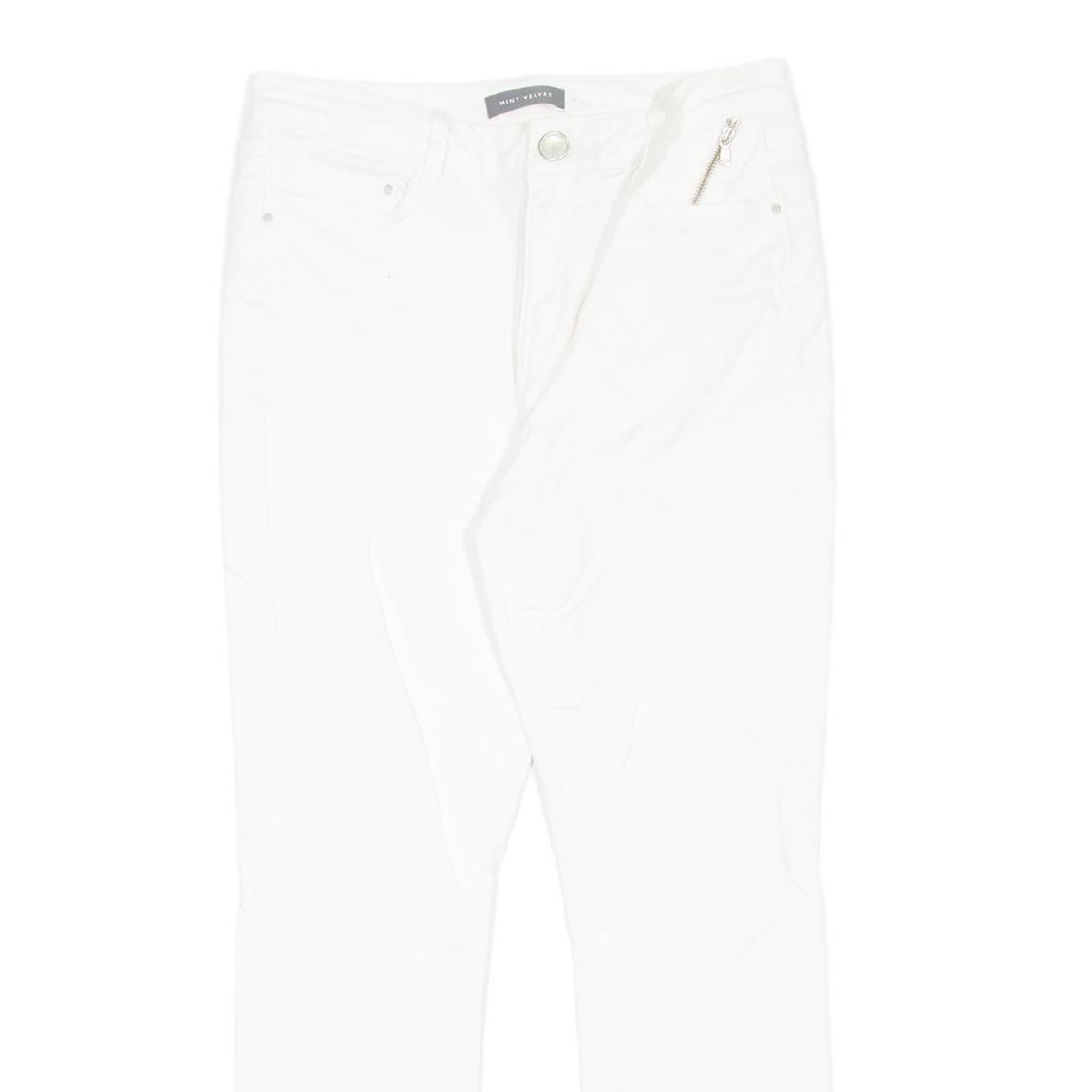 MINT VELVET Womens Jeans White Slim Skinny W29 L26