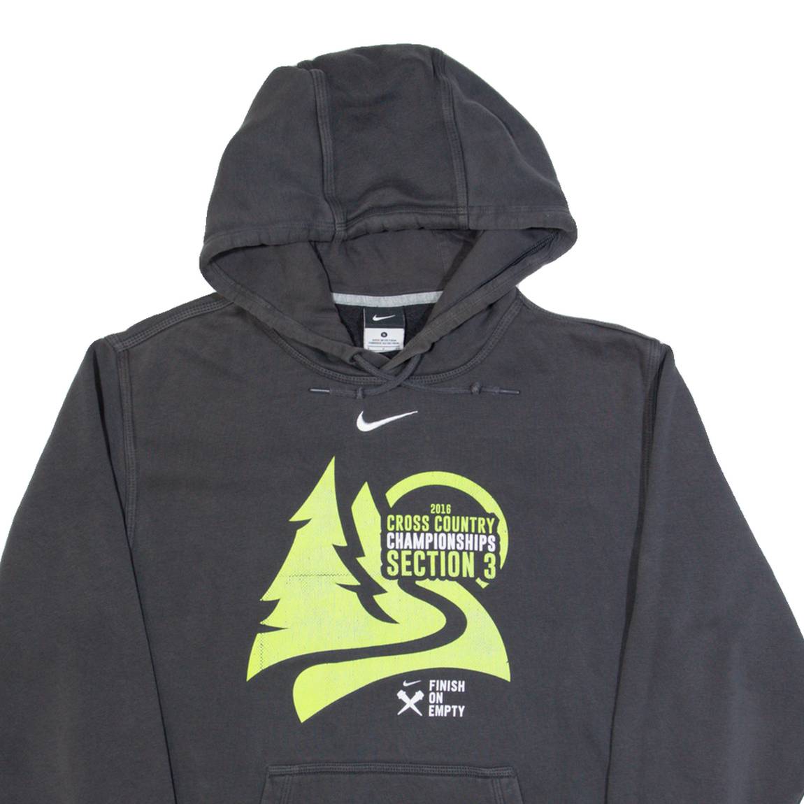 NIKE 2016 Cross Country Championships Mens Grey Hoodie S