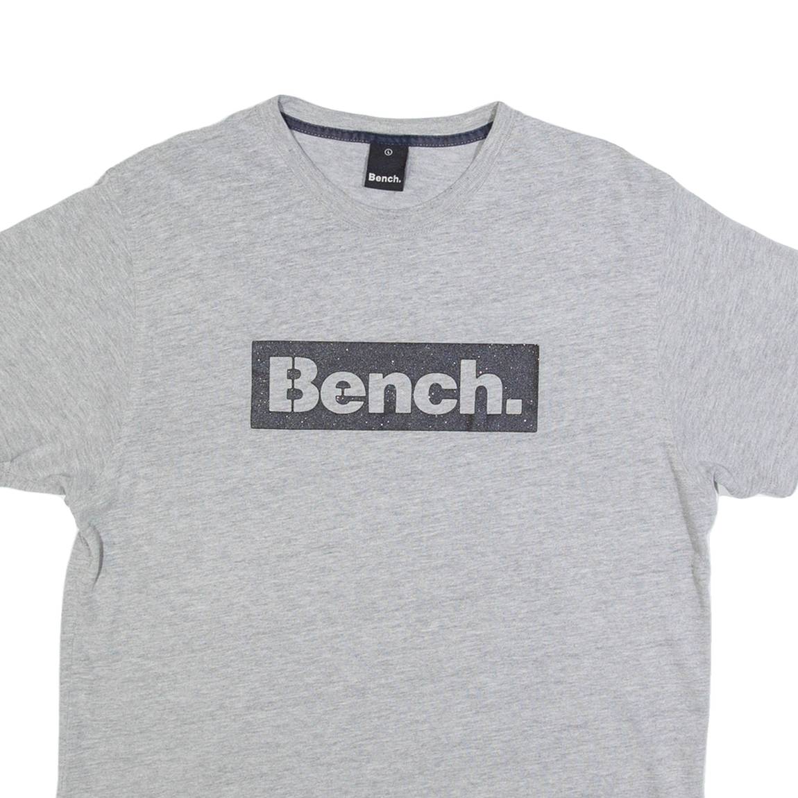 BENCH Mens T-Shirt Grey L