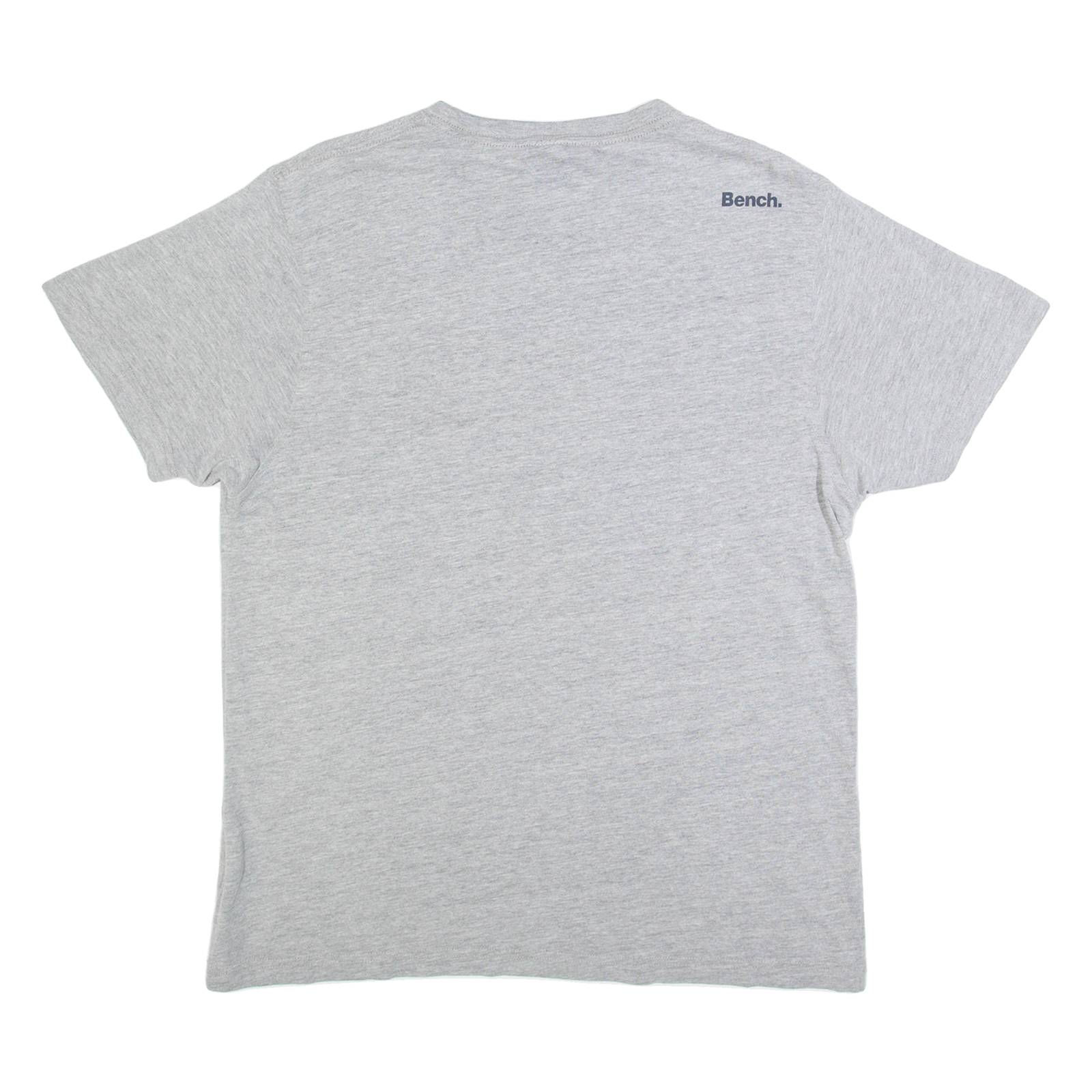 BENCH Mens T-Shirt Grey L