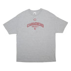 NHL Mens Grey Canadiens Hockey Graphic T-Shirt XL Short Sleeve Crew Neck Casual