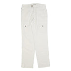 RALPH LAUREN POLO JEANS COMPANY Womens Cotton Blend White Regular Straight