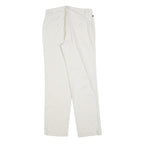 RALPH LAUREN POLO JEANS COMPANY Womens Cotton Blend White Regular Straight