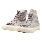 CONVERSE High Top Trainers Grey Canvas Womens UK 4