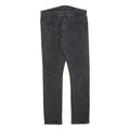 GUESS Mens Jeans Black Slim Skinny Denim W33 L30 Stylish Zip Cotton Blend