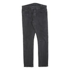 GUESS Mens Jeans Black Slim Skinny Denim W33 L30 Stylish Zip Cotton Blend