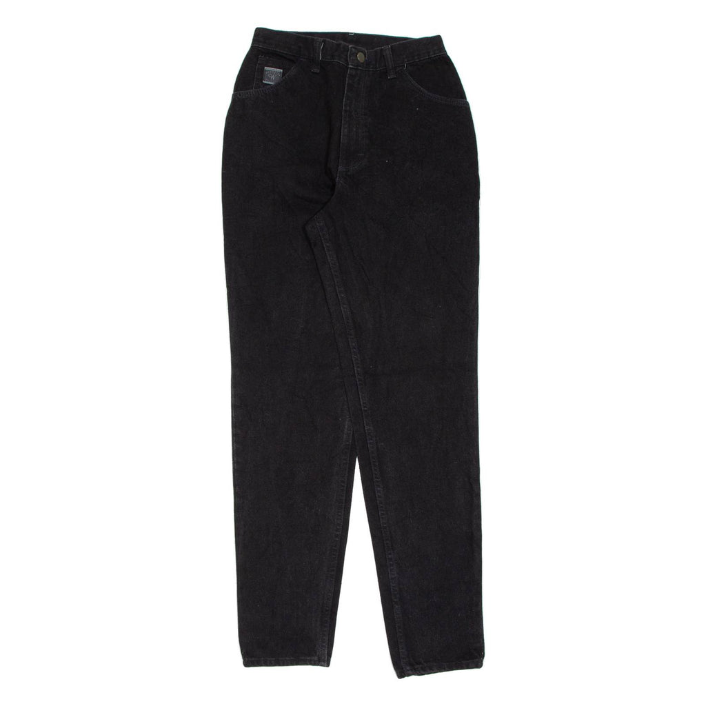 WRANGLER Womens Jeans Black Relaxed Straight W26 L32