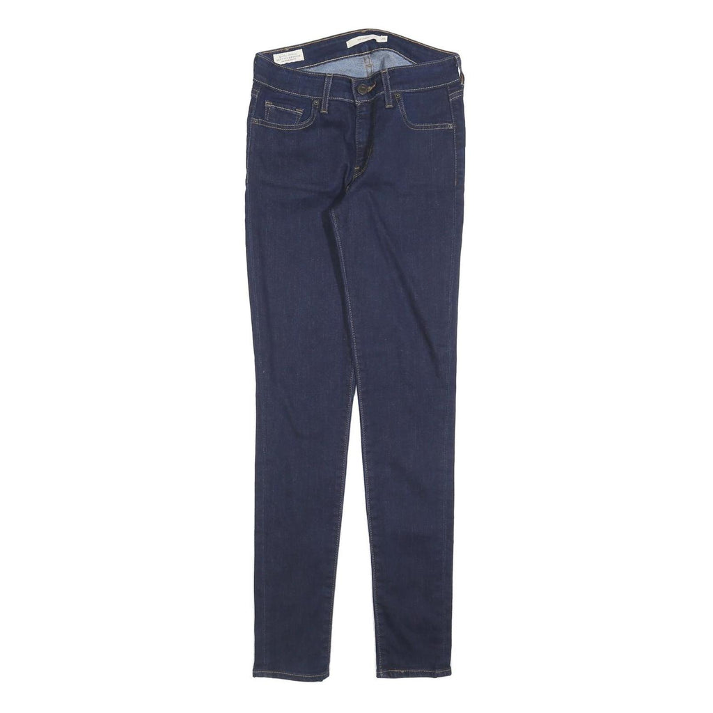 LEVI'S 711 Big E Womens Slim Skinny Denim Medium W26 L30 Stretch Cotton Blend