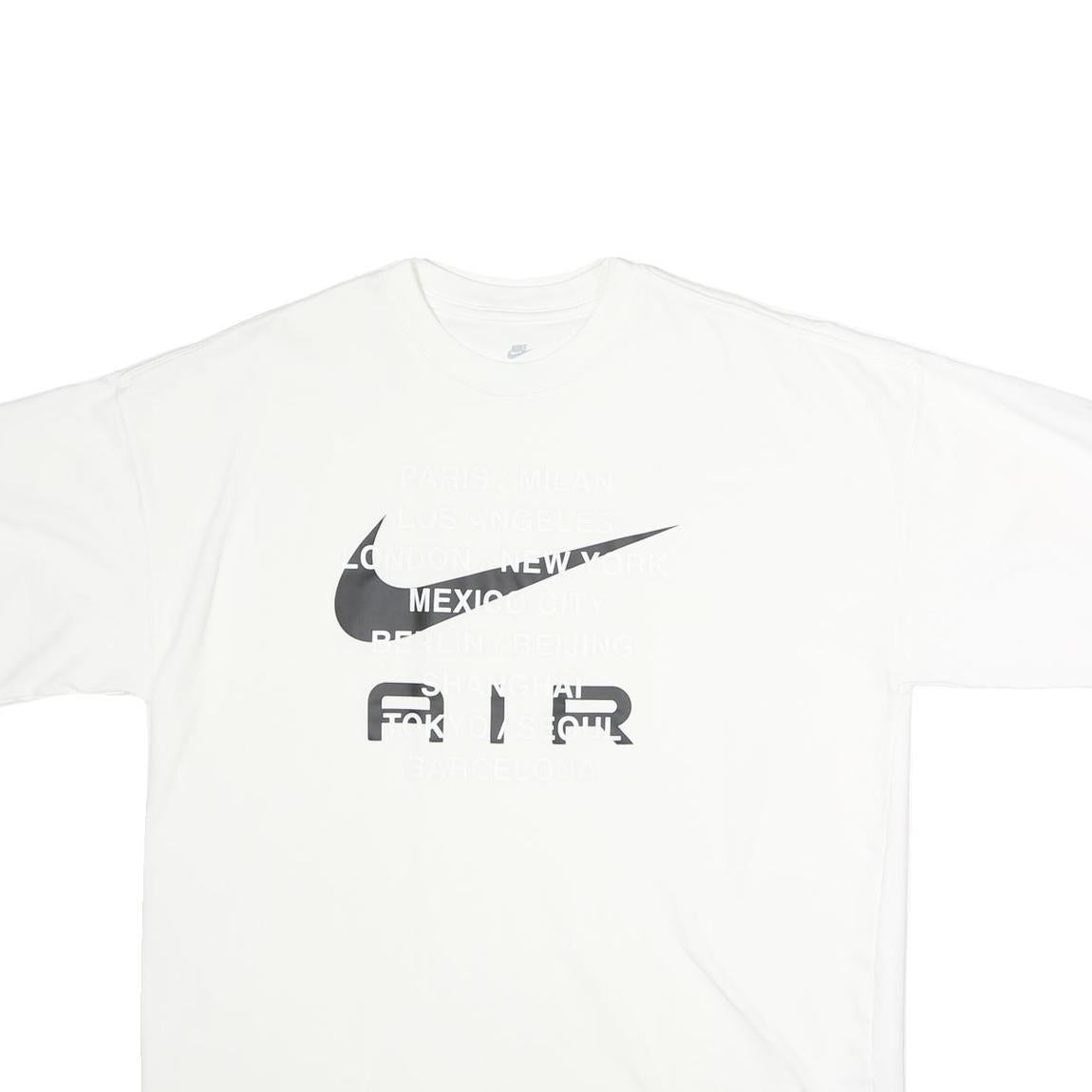 NIKE Mens White Air Graphic T-Shirt M Short Sleeve Crew Neck Cotton Casual