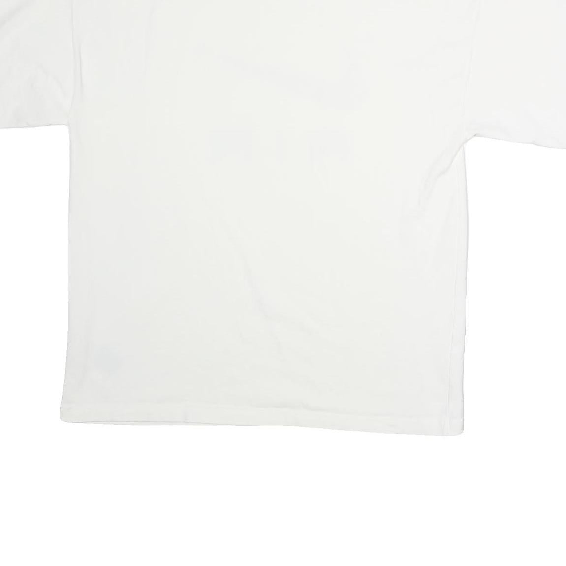 NIKE Mens White Air Graphic T-Shirt M Short Sleeve Crew Neck Cotton Casual