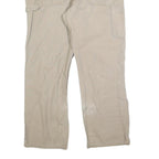 CARHARTT Mens Cotton Blend Beige Workwear Regular Straight Trousers W38 L32
