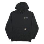 CARHARTT Mens Black Inductive Automation Pullover Hoodie M Cotton Blend