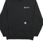 CARHARTT Mens Black Inductive Automation Pullover Hoodie M Cotton Blend