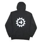 CARHARTT Mens Black Inductive Automation Pullover Hoodie M Cotton Blend