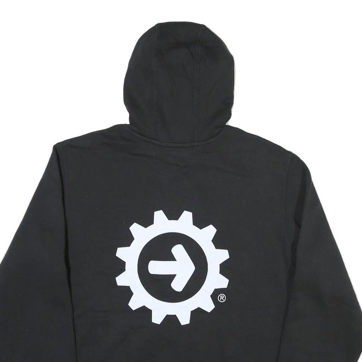 CARHARTT Mens Black Inductive Automation Pullover Hoodie M Cotton Blend