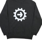 CARHARTT Mens Black Inductive Automation Pullover Hoodie M Cotton Blend