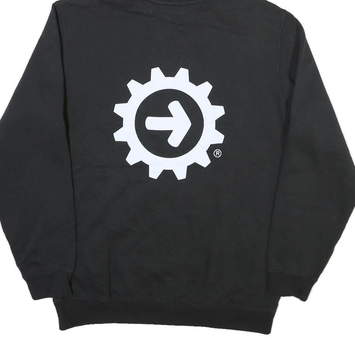 CARHARTT Mens Black Inductive Automation Pullover Hoodie M Cotton Blend