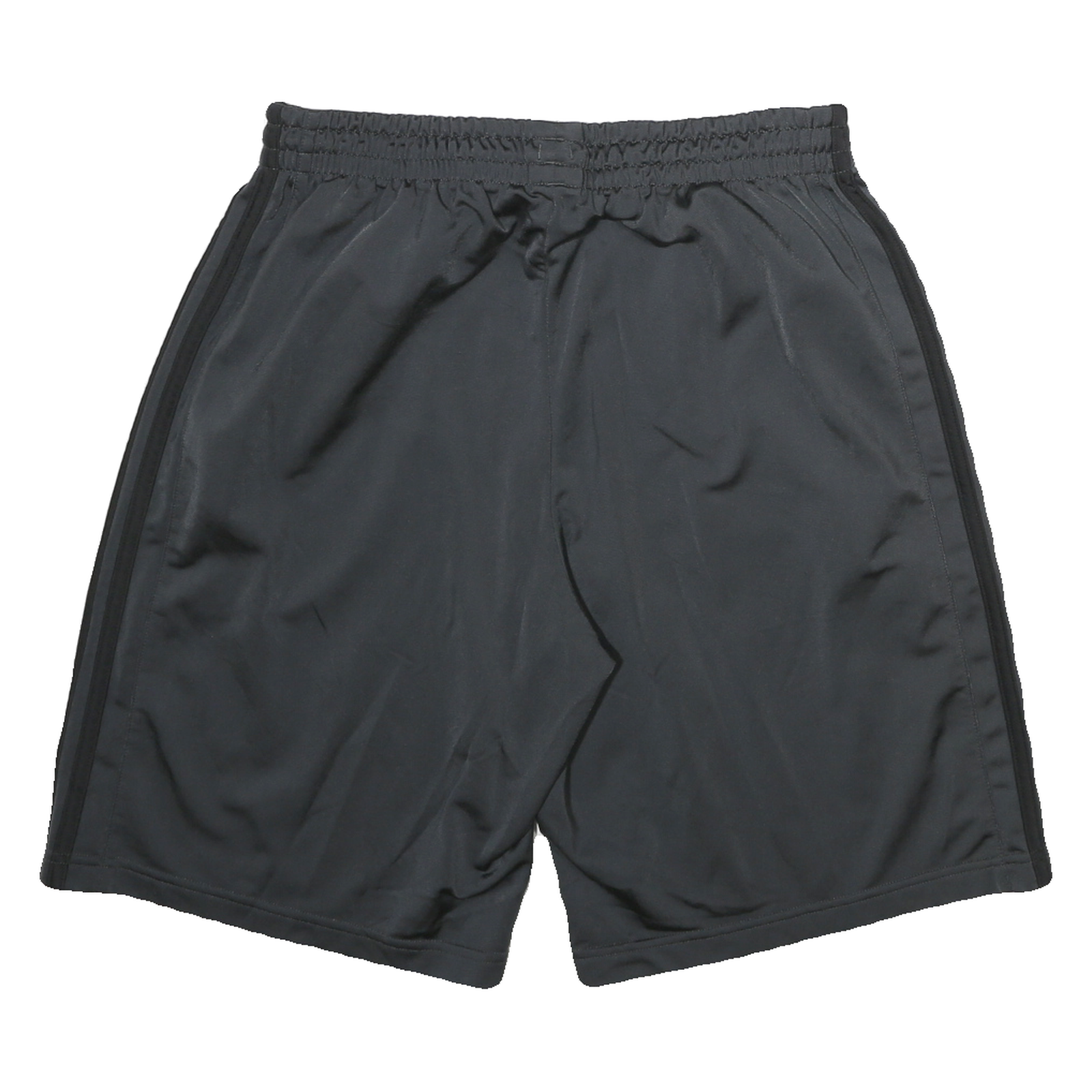 ADIDAS Mens Black Casual Shorts L W28 Polyester Blend Elastic Waistband
