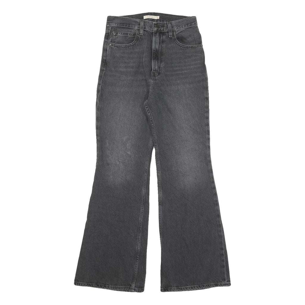 LEVI'S Womens Regular Fit Flared Denim Dark W27 L30 Zip Cotton Blend Jeans