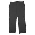 ACTIVE Mens Polyester Blend Black Regular Fit Straight Leg Trousers W36 L30 Zip