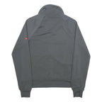 NIKE Mens Grey New England Patriots 1/4 Zip S Sweatshirt Pullover Sportswear