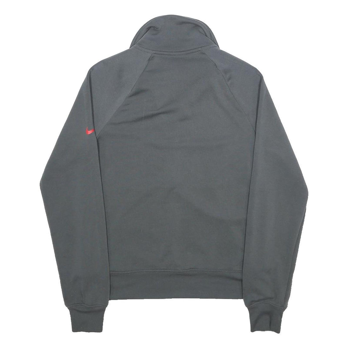 NIKE Mens Grey New England Patriots 1/4 Zip S Sweatshirt Pullover Sportswear