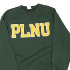 CHAMPION Mens Green PLNU Crew Neck M Cotton Blend Sweatshirt